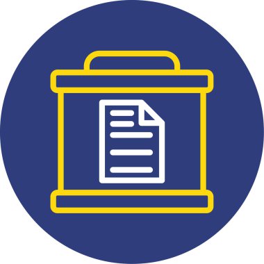 Dosya. Web simgesi basit illüstrasyon