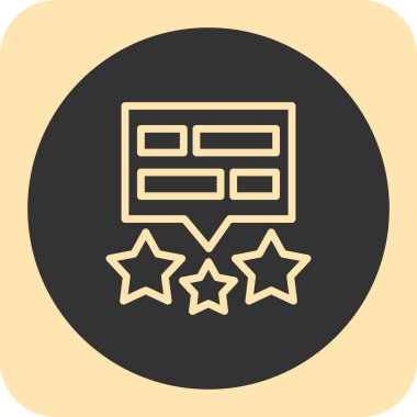 rozet web simgesi vektör illüstrasyonu