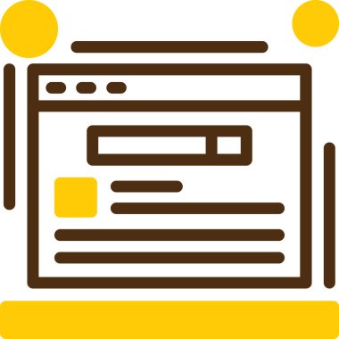 iş belge simgesi, vektör çizim