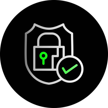 Modern basit simgenin vektör illüstrasyonu