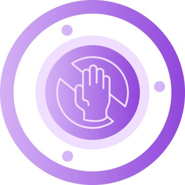 parmak hareketi simgesi, vektör illüstrasyonu