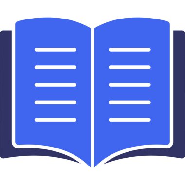 kitap simgesi vektör illüstrasyonu