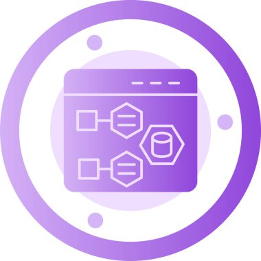 veri simgesi vektör illüstrasyonu