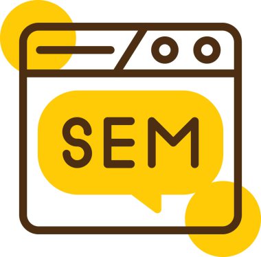 seo modern simgesinin vektör illüstrasyonu
