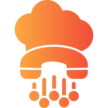 Şef şapka logosu tasarımı. yemek şapkası logo şablonu.