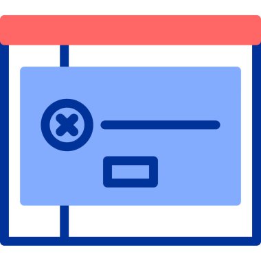 Klasör web simge vektör çizim