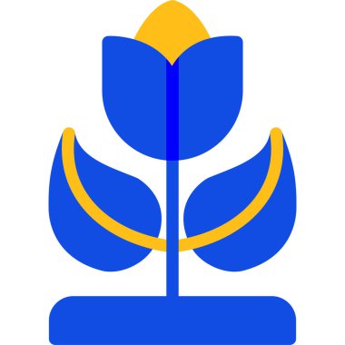 Bir bitkinin vektör illüstrasyonu