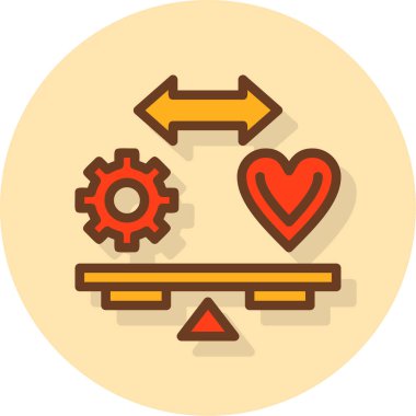 Takım çalışması için iş yönetimi dairesi simgesi