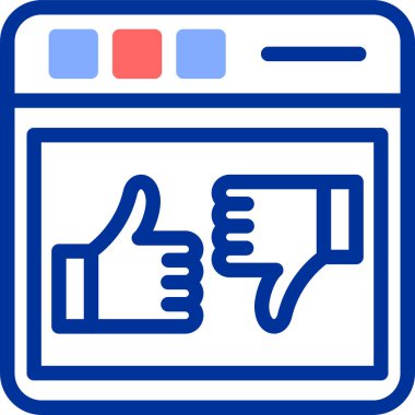 Gibi. Web simgesi basit illüstrasyon