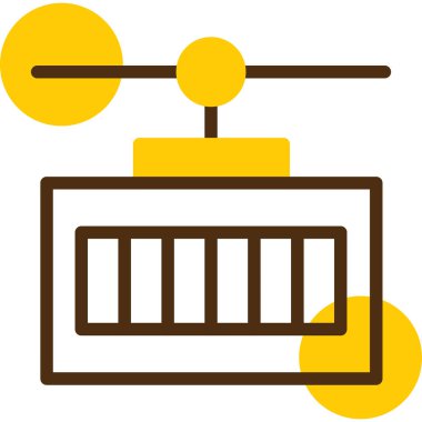 Barkod. Web simgesi basit illüstrasyon