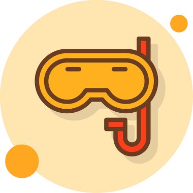 Tek bir simgenin vektör illüstrasyonu