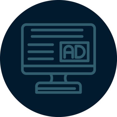 seo modern simgesinin vektör illüstrasyonu