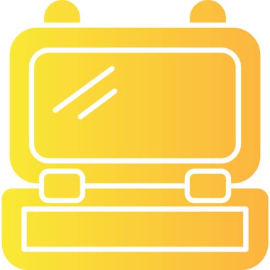 Sarı arkaplanın vektör illüstrasyonu