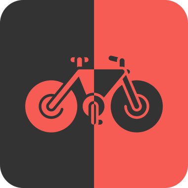 bisiklet ikonu vektör illüstrasyonu