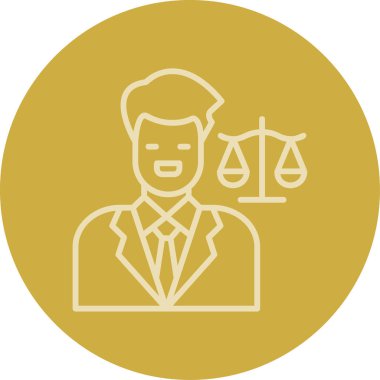 Modern simgenin vektör illüstrasyonu