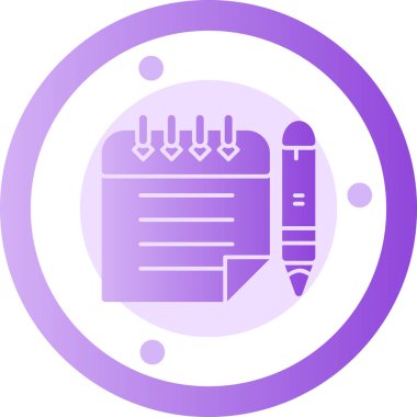 Moda biçimi izole edilmiş arkaplanda kalem simgesi