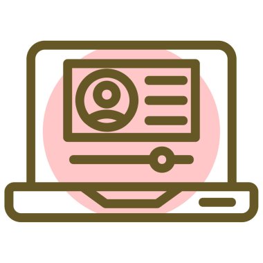 Büyüteç ile dizüstü bilgisayar