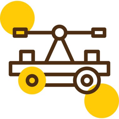 Modern bir simgenin vektör illüstrasyonu