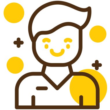 Tıbbi maskeli bir adamın vektör çizimi