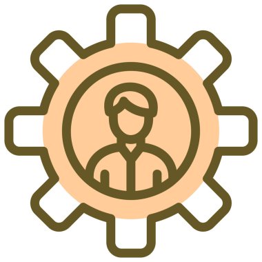 Teçhizat Web simgesi basit illüstrasyon