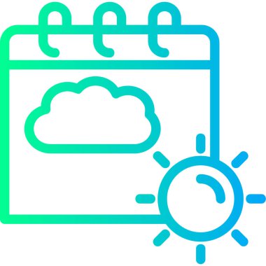 Bulut. Web simgesi basit illüstrasyon