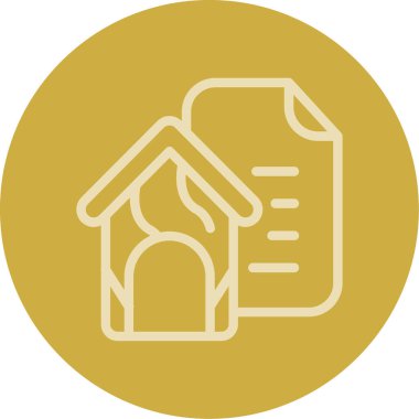 Ev. Web simgesi basit illüstrasyon