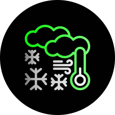 termometre simgesi, vektör illüstrasyonu