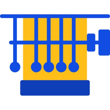 Bir davul simgesinin vektör illüstrasyonu