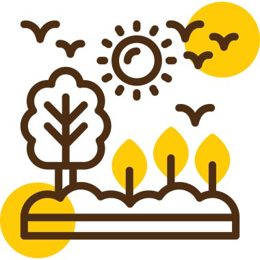 Mutlu yıllar mum ikonu - taslak biçiminde