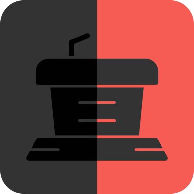 Alışveriş sepeti simgesi, vektör illüstrasyonu