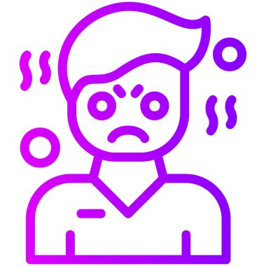 Hüzünlü ağlayan emoji simgesi ana hatlarıyla