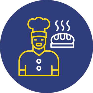 Kolayca düzenlemek veya değiştirmek Şef vektör simgesi