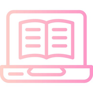 Kitap. Web simgesi basit illüstrasyon