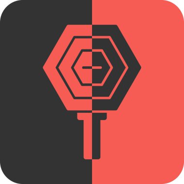 Bir araba simgesinin vektör illüstrasyonu