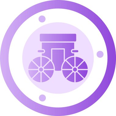 tren. Web simgesi basit illüstrasyon