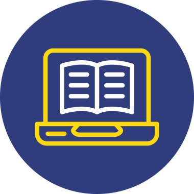 kitap simgesi vektör illüstrasyonu