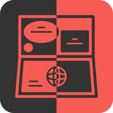 seo modern simgesinin vektör illüstrasyonu