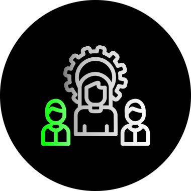 insanlar simge vektör illüstrasyonu