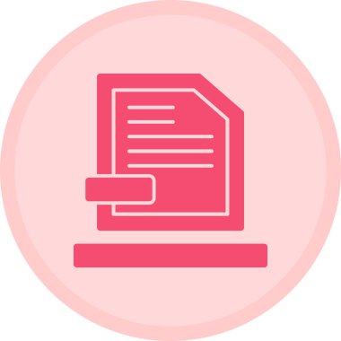 dosya biçimi simgesi, vektör illüstrasyonu