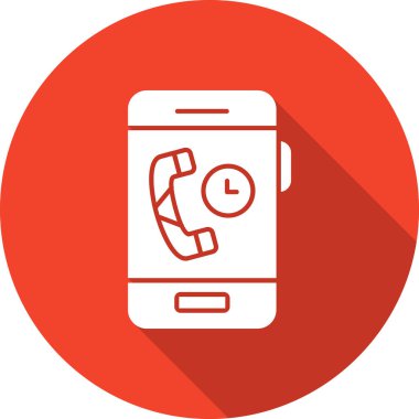 telefon arama simgesi düz biçimli