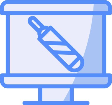 Dosya ana hatları biçiminde inşaat araçları simgesi