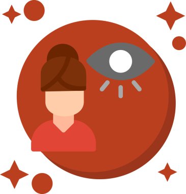 İnsan gözü vektör simgesi