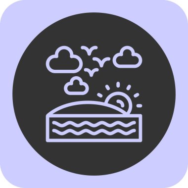 Kek simgesi, vektör illüstrasyonu