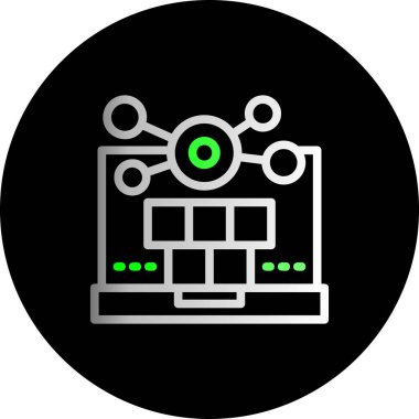 seo modern simgesinin vektör illüstrasyonu