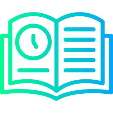 kitap simgesi vektör illüstrasyonu