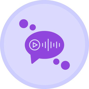 Konuşmacı. Web simgesi basit illüstrasyon