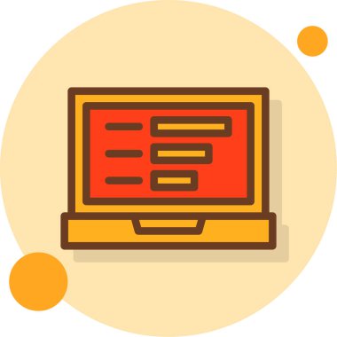 Düz biçimli web tarayıcı simgesi