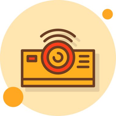 Kablosuz. Web simgesi basit illüstrasyon