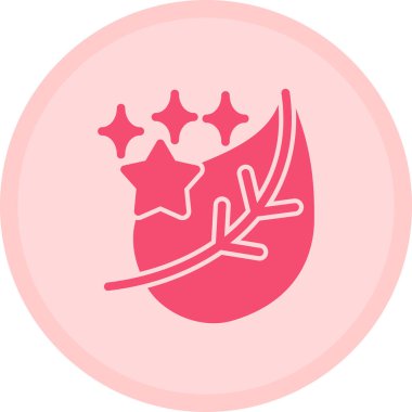 Bir ağaç simgesinin vektör illüstrasyonu