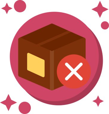 Çikolata. Web simgesi basit illüstrasyon